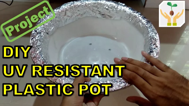DIY Durable UV Resistant Plastic Pot