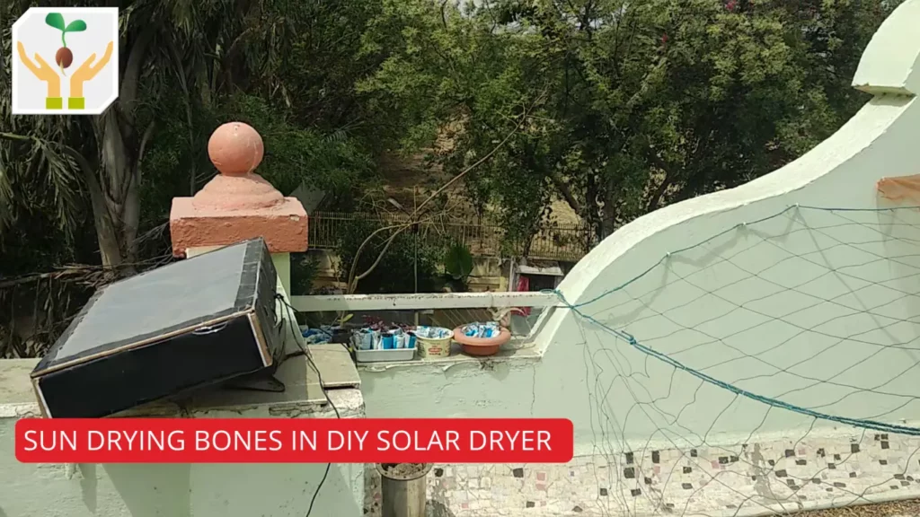 DIY Solar Dryer Made From Laptop Box Used For Drying Bones