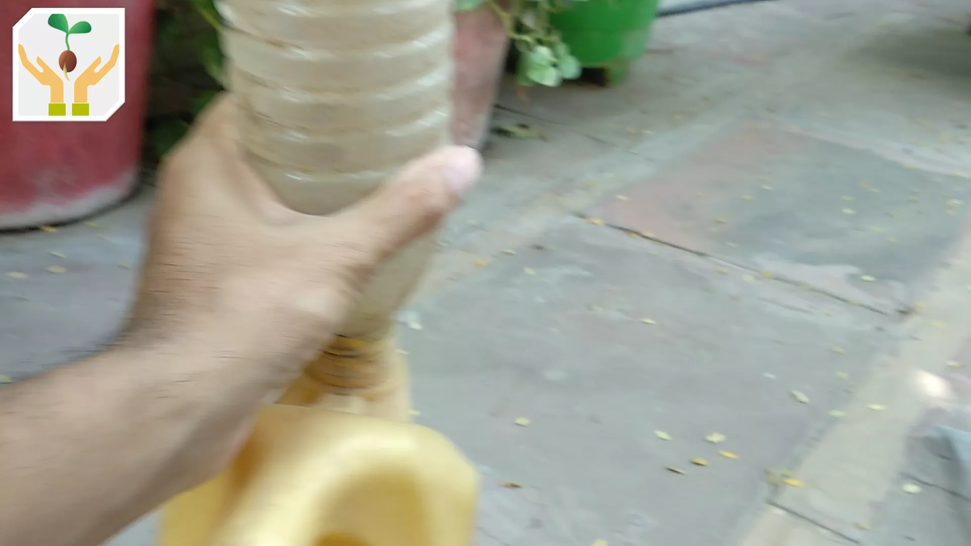 Add a Funnel To Watering Can 