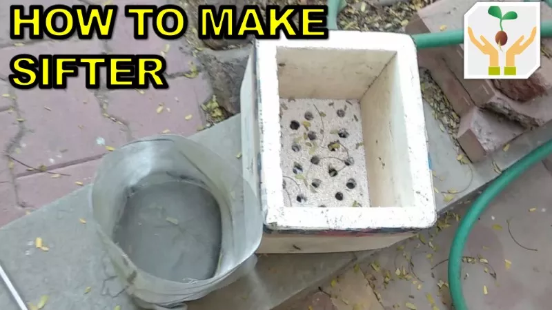 How to make a soil sifter