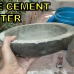 How to make cement planter